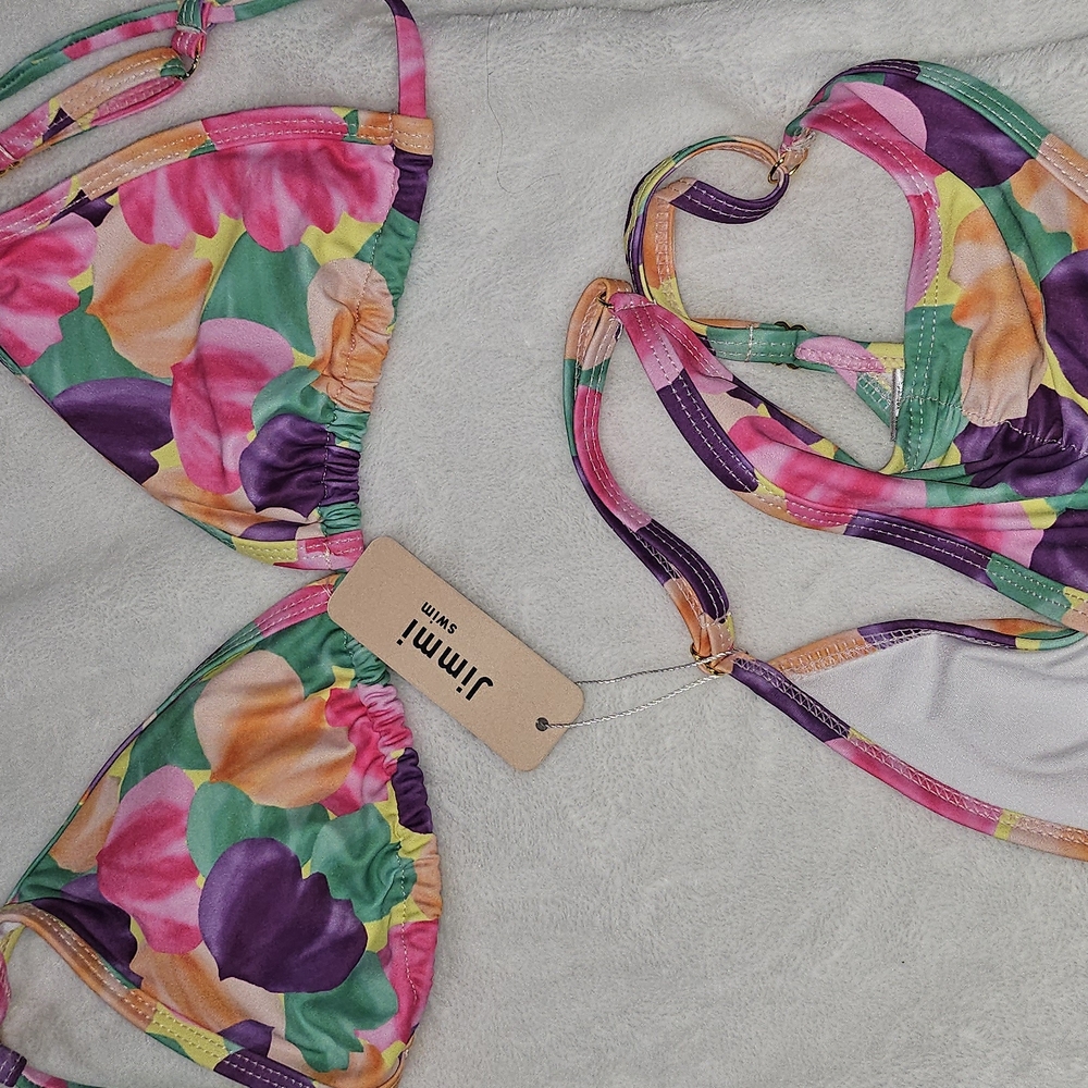 Colorful Floral Bikini Set